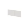 Atomia Matt White Sliding Wardrobe Door (H)560mm (W)737mm, Pack Of 4