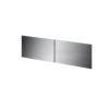 Atomia Mirrored Sliding Wardrobe Door (H)560mm (W)987mm, Pack Of 4