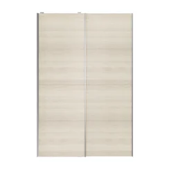 Atomia Oak Effect 2 Door Sliding Wardrobe Door Kit (H)2250mm (W)1500mm