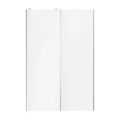 Atomia White 2 Door Sliding Wardrobe Door Kit (H)2250mm (W)1500mm