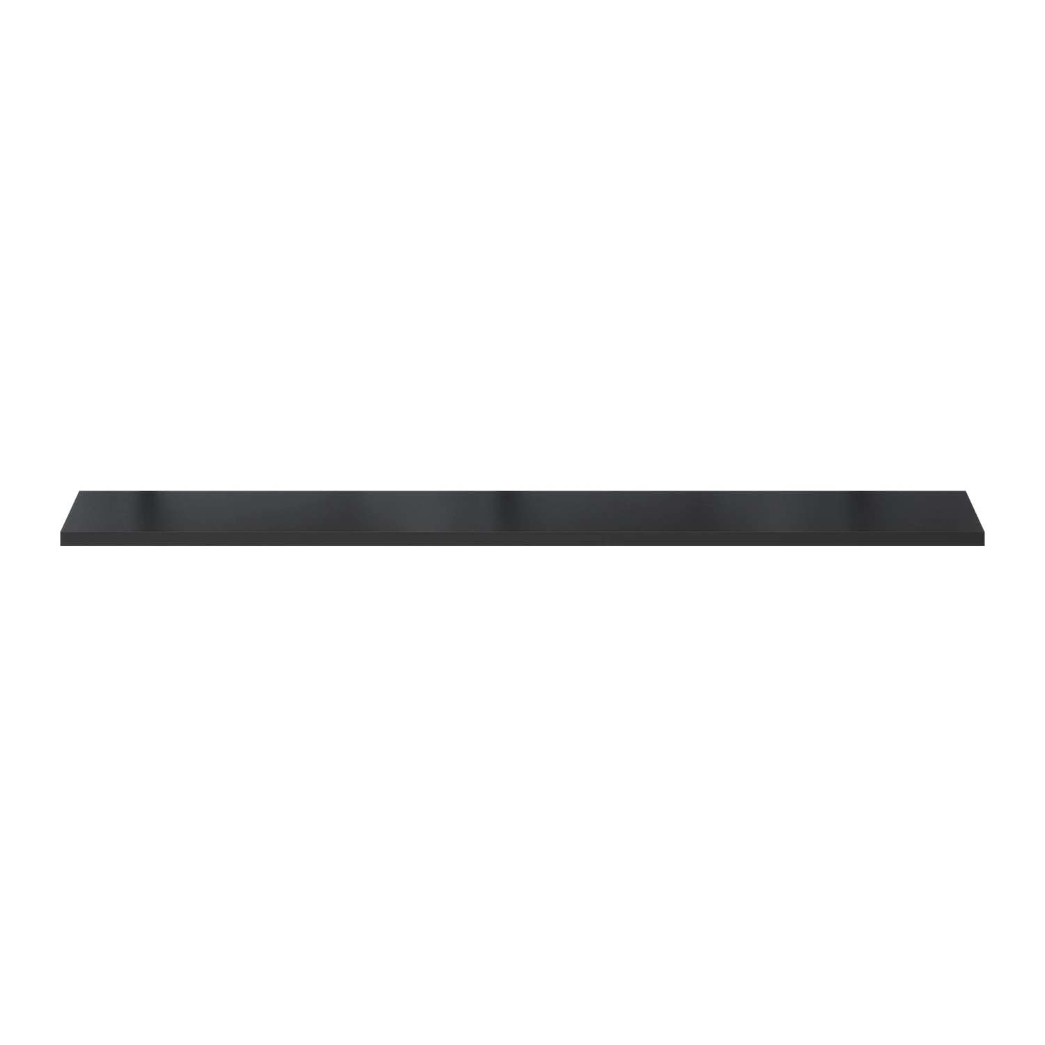 Form Rigga Satin Black Rectangular Floating Shelf (L)1180mm (D)190mm - Image 6