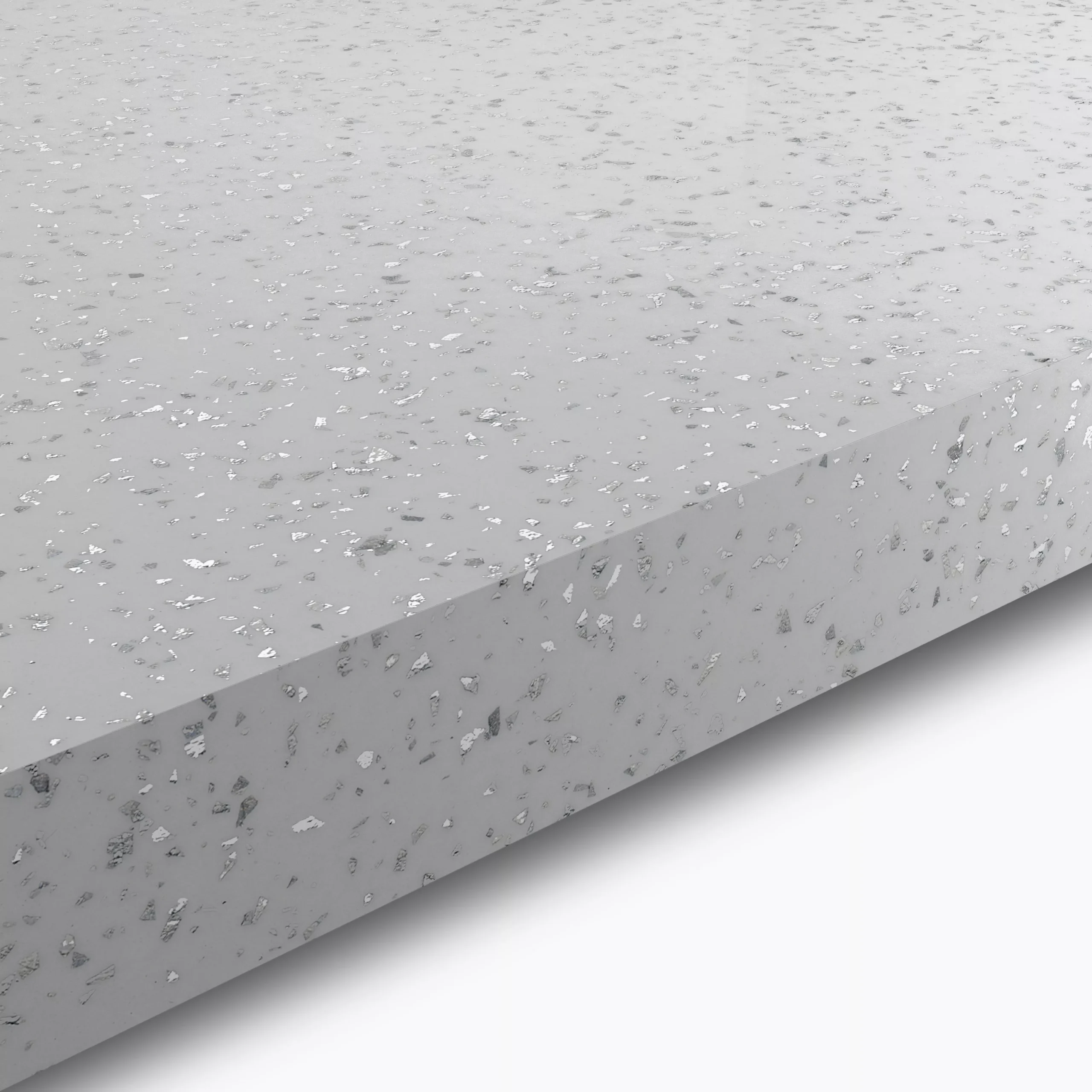 GoodHome 38mm Berberis Gloss White Star Effect Laminate & Particle Board Square Edge Kitchen Breakfast Bar, (L)2000mm - Image 2