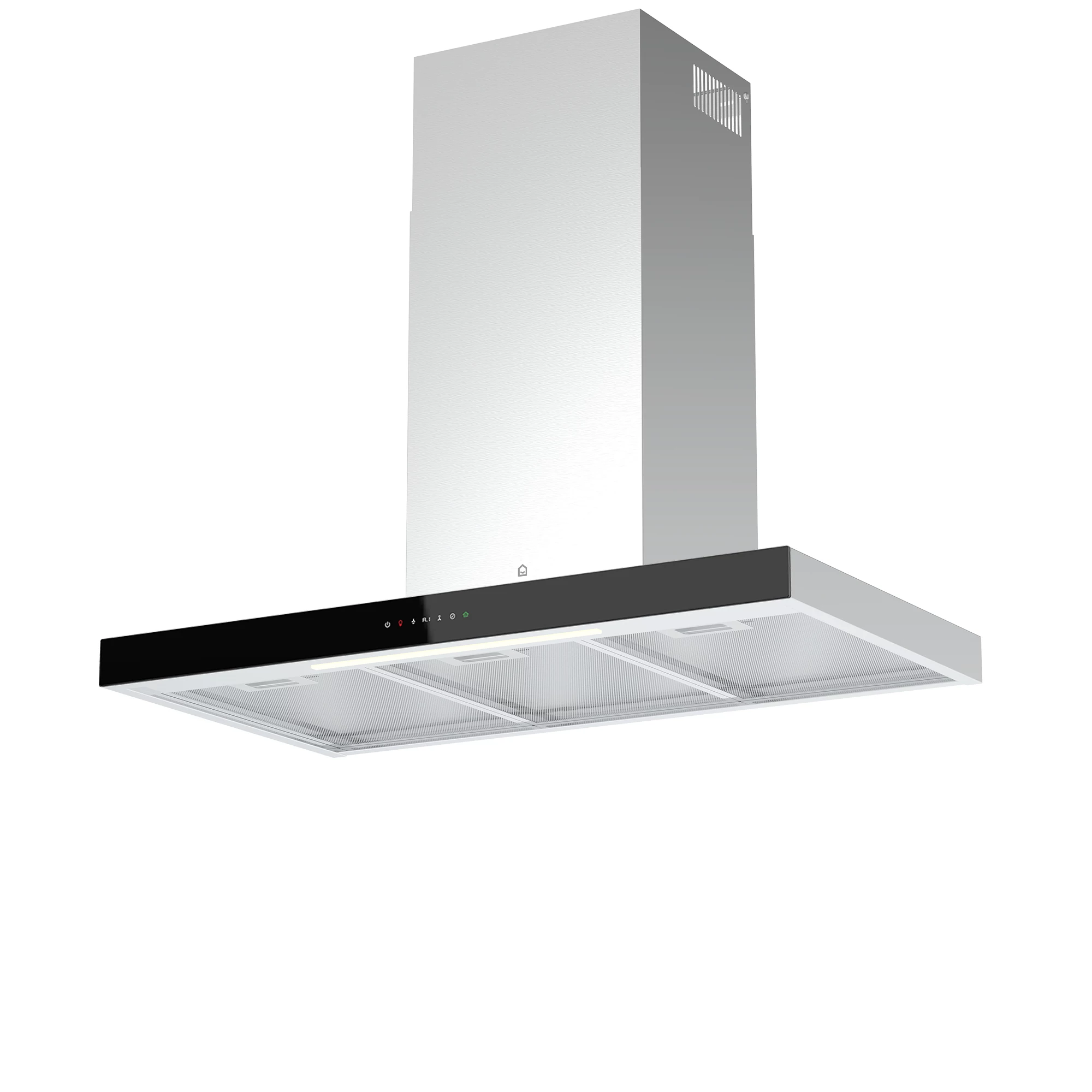 GoodHome AirSensor GHBH90ASBL Glass Box Cooker Hood (W)90cm