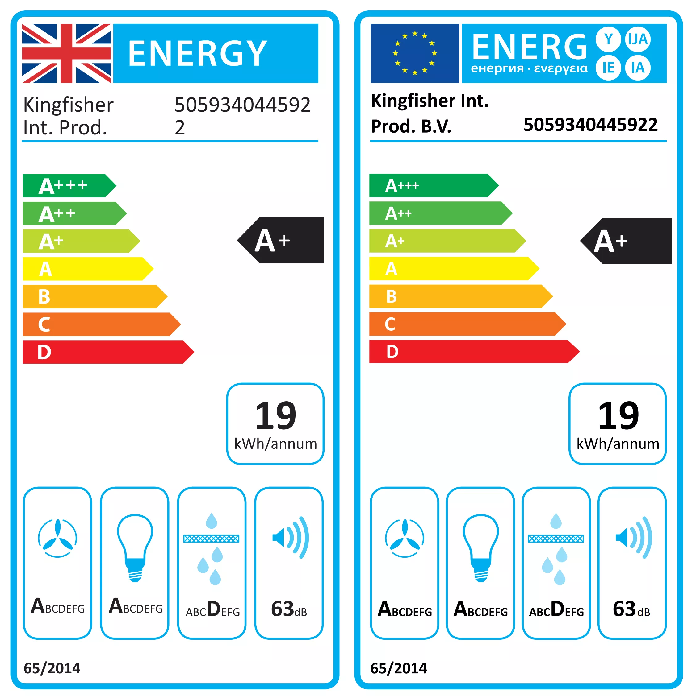 GoodHome AirSensor GHBH90ASBL Glass Box Cooker Hood (W)90cm - Image 9