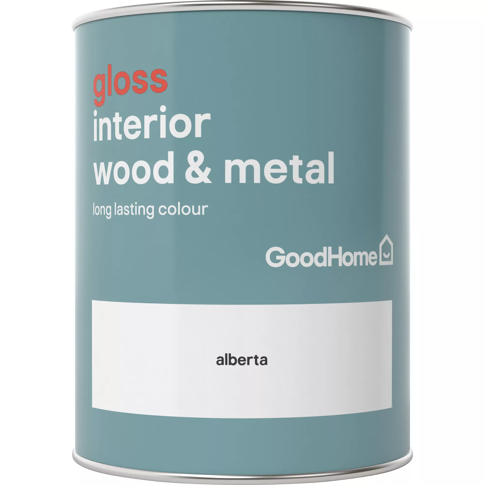 GoodHome Alberta Gloss Metal & Wood Paint, 750ml - Image 2