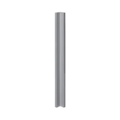 GoodHome Alisma Innovo Handleless High Gloss Light Grey Slab Standard Corner Post, (W)34mm (H)895mm