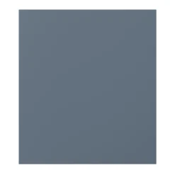 GoodHome Alisma Matt Blue Slab Drawer Front, Bridging Door & Bi Fold Door (W)300mm, Pack Of 2