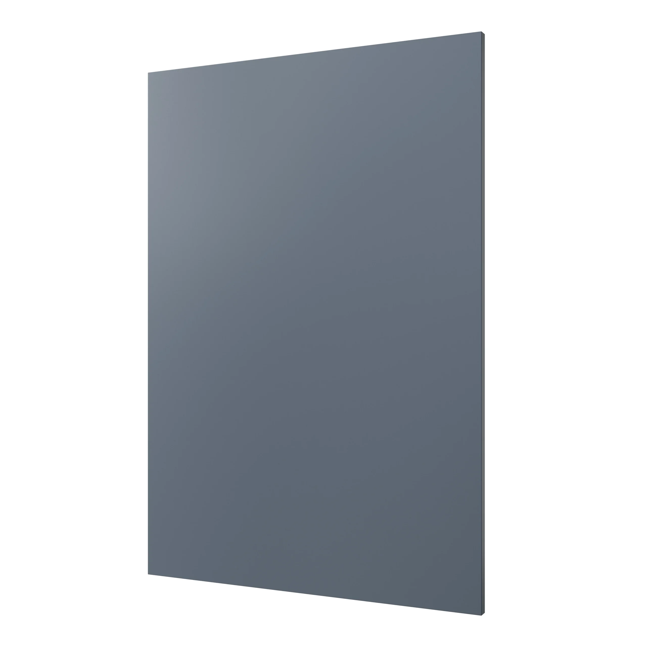 GoodHome Alisma Matt Blue Slab Standard End Panel (H)934mm (W)640mm - Image 3