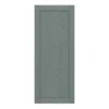 GoodHome Alpinia Matt Green Painted Wood Effect Shaker Tall Larder Cabinet Door (W)600mm (H)1467mm (T)18mm