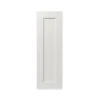 GoodHome Alpinia Matt Ivory Painted Wood Effect Shaker Tall Wall Cabinet Door (W)300mm (H)895mm (T)18mm