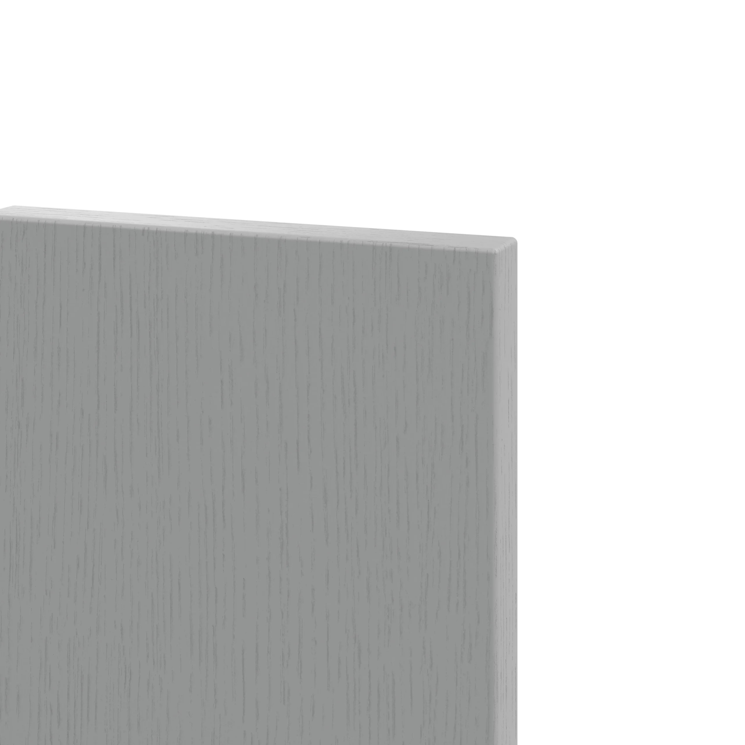 GoodHome Alpinia Matt Slate Grey Painted Wood Effect Shaker Highline Cabinet Door (W)150mm (H)715mm (T)18mm - Image 3