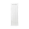 GoodHome Alpinia Matt White Tongue & Groove Shaker Tall Larder Cabinet Door (W)500mm (H)1467mm (T)18mm