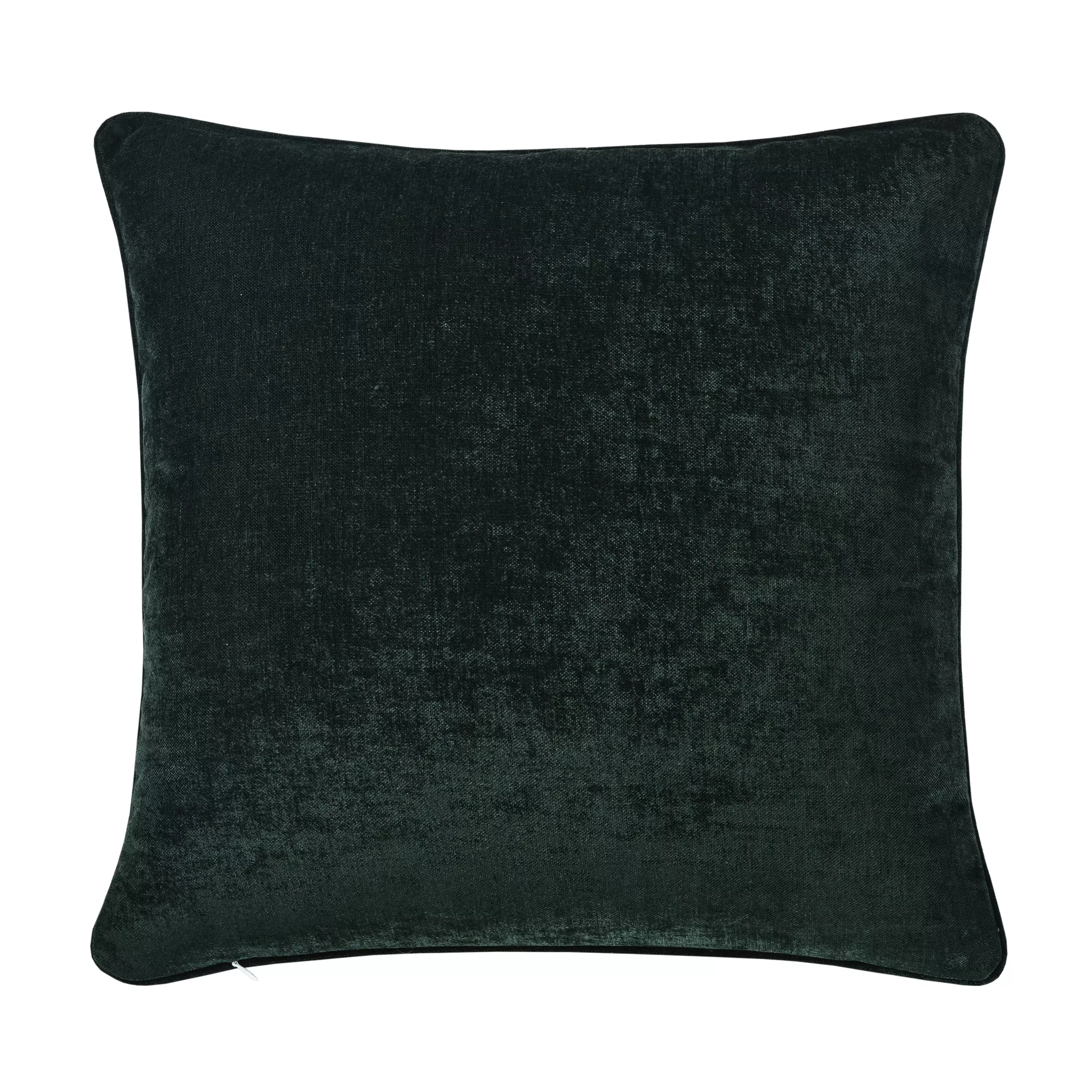 GoodHome Arntzen Dark Green Plain Indoor Cushion (L)55cm X (W)55cm