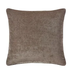 GoodHome Arntzen Taupe Plain Indoor Cushion (L)55cm X (W)55cm