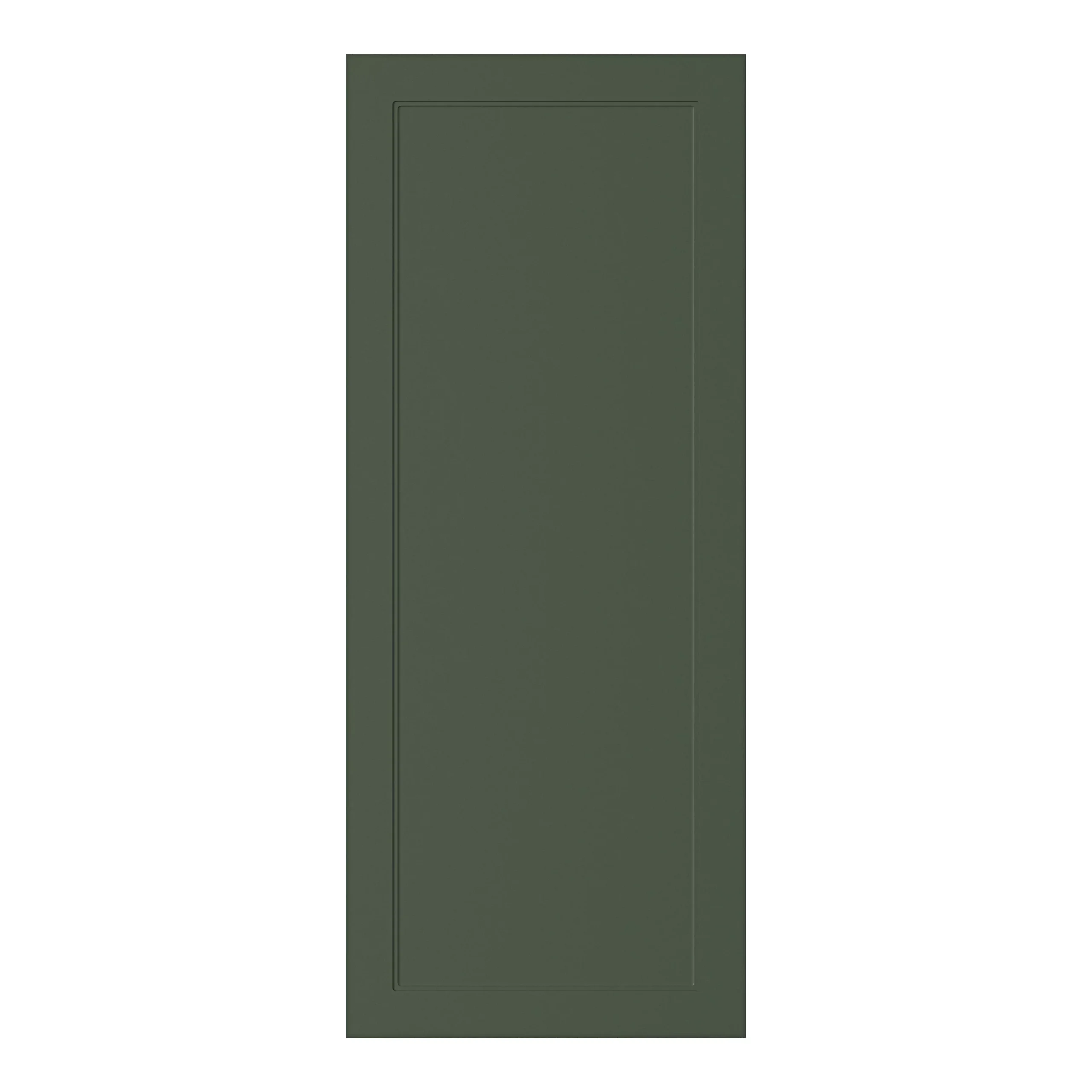 GoodHome Artemisia Matt Dark Green Shaker 70:30 Tall Larder Cabinet Door (W)600mm (H)1467mm (T)18mm