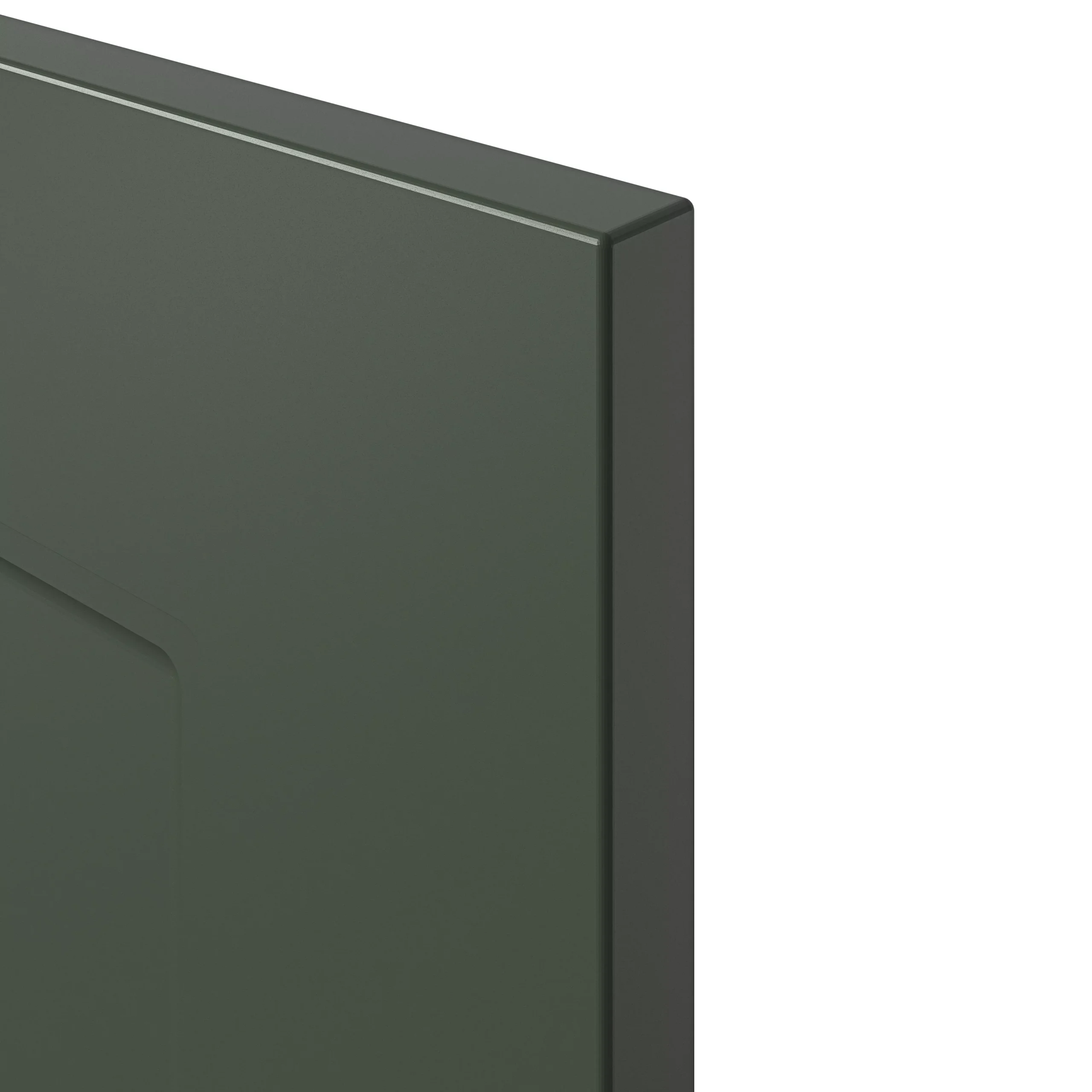 GoodHome Artemisia Matt Dark Green Shaker 70:30 Tall Larder Cabinet Door (W)600mm (H)1467mm (T)18mm - Image 2