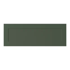 GoodHome Artemisia Matt Dark Green Shaker Drawer Front, Bridging Door & Bi Fold Door, (W)1000mm (H)356mm (T)18mm