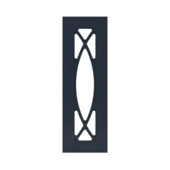 GoodHome Artemisia Midnight Blue Classic Shaker Tall Glazed Cabinet Door (W)300mm (H)895mm (T)18mm