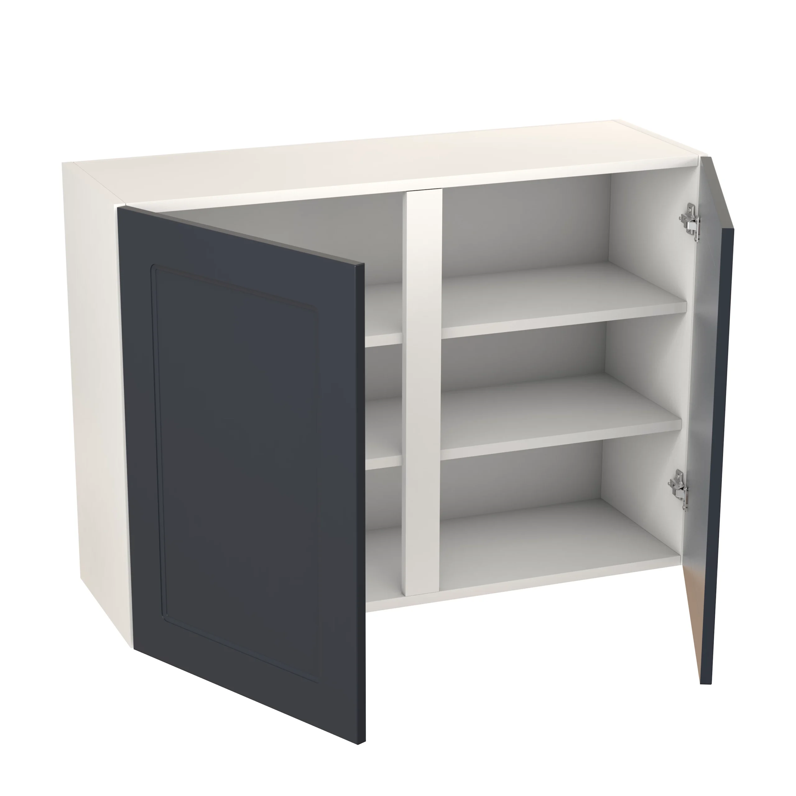 GoodHome Artemisia Midnight Blue Classic Shaker Wall Kitchen Cabinet (W)1000mm (H)720mm - Image 2