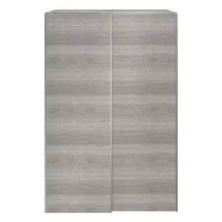 GoodHome Atomia Freestanding Grey Oak Effect Medium Double Sliding Door Wardrobe (H)2250mm (W)1500mm (D)635mm