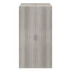 GoodHome Atomia Freestanding Matt Grey Oak Effect 2 Door Medium Wardrobe