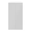 GoodHome Atomia Freestanding Matt Light Grey & White 2 Door Medium Wardrobe (D)580mm