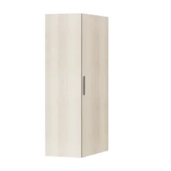 GoodHome Atomia Freestanding Matt Oak Effect 1 Door Large Corner Wardrobe (W)1300mm (D)580mm