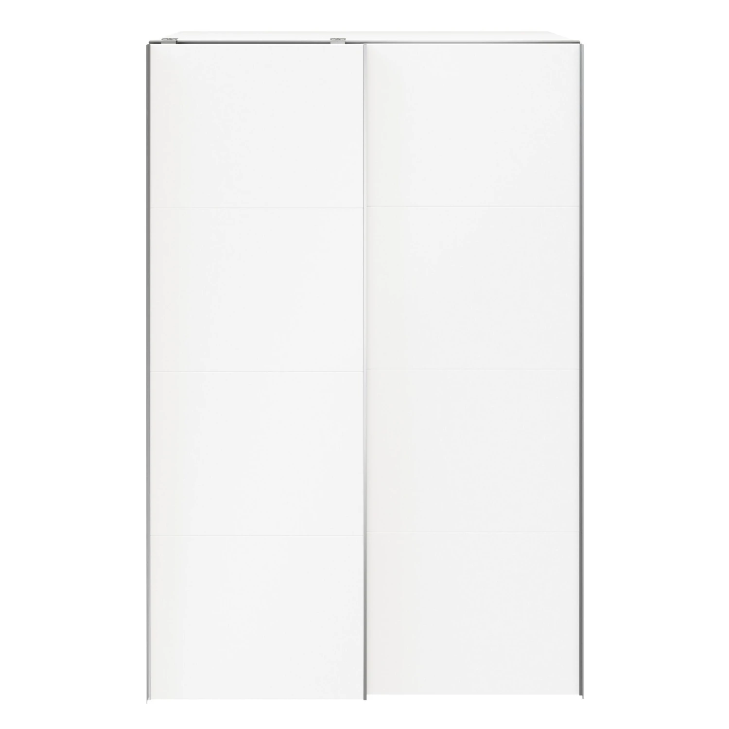 GoodHome Atomia Freestanding Matt White 2 Door Large Double Sliding Door Wardrobe (H)2250mm (W)1500mm (D)635mm