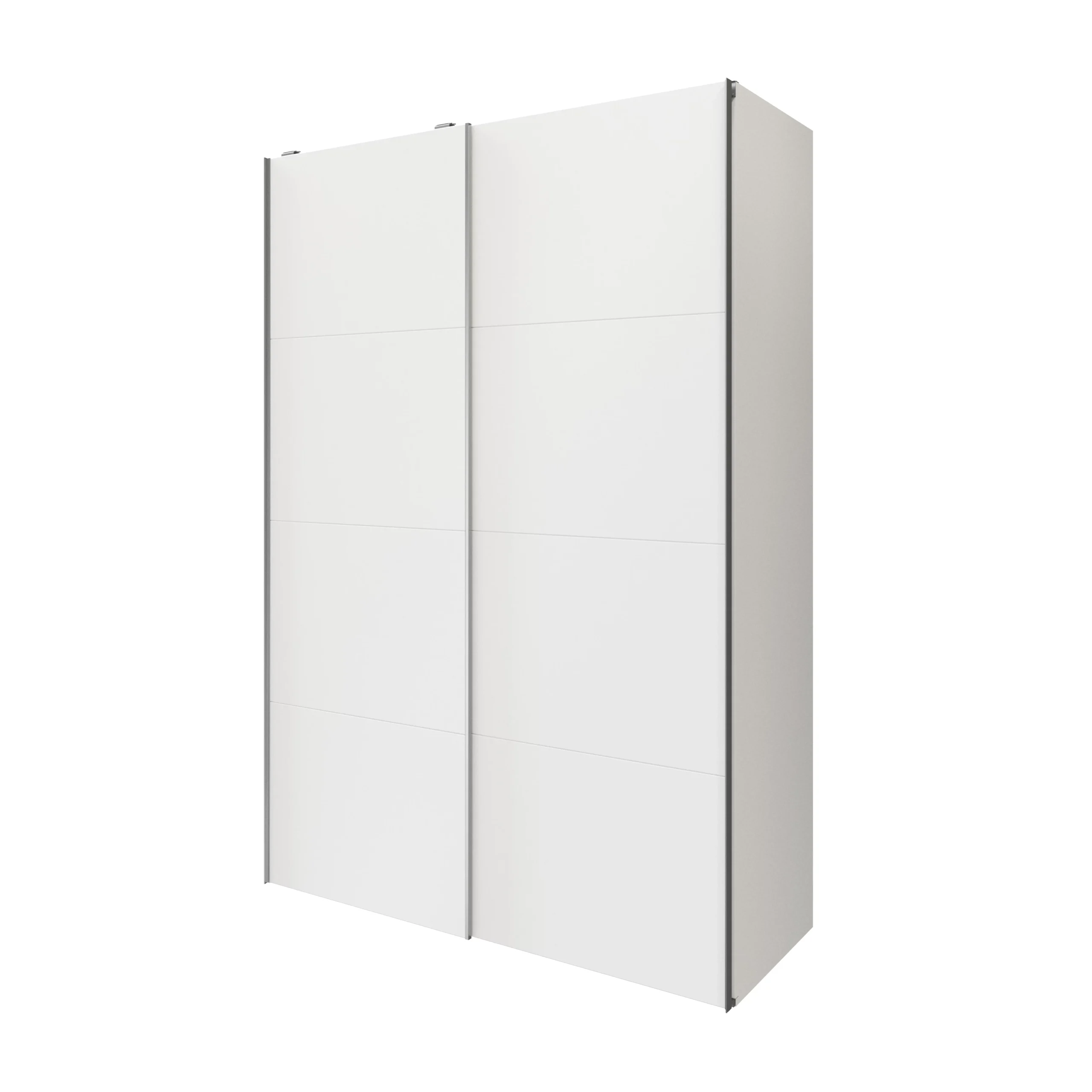 GoodHome Atomia Freestanding Matt White 2 Door Large Double Sliding Door Wardrobe (H)2250mm (W)1500mm (D)635mm - Image 3