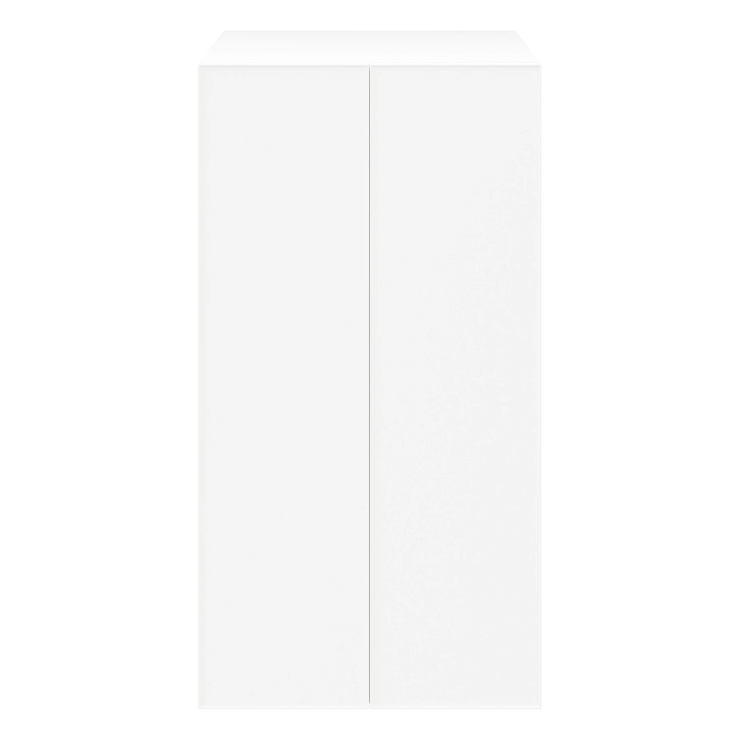 GoodHome Atomia Freestanding Matt White 2 Door Medium Wardrobe (D)580mm