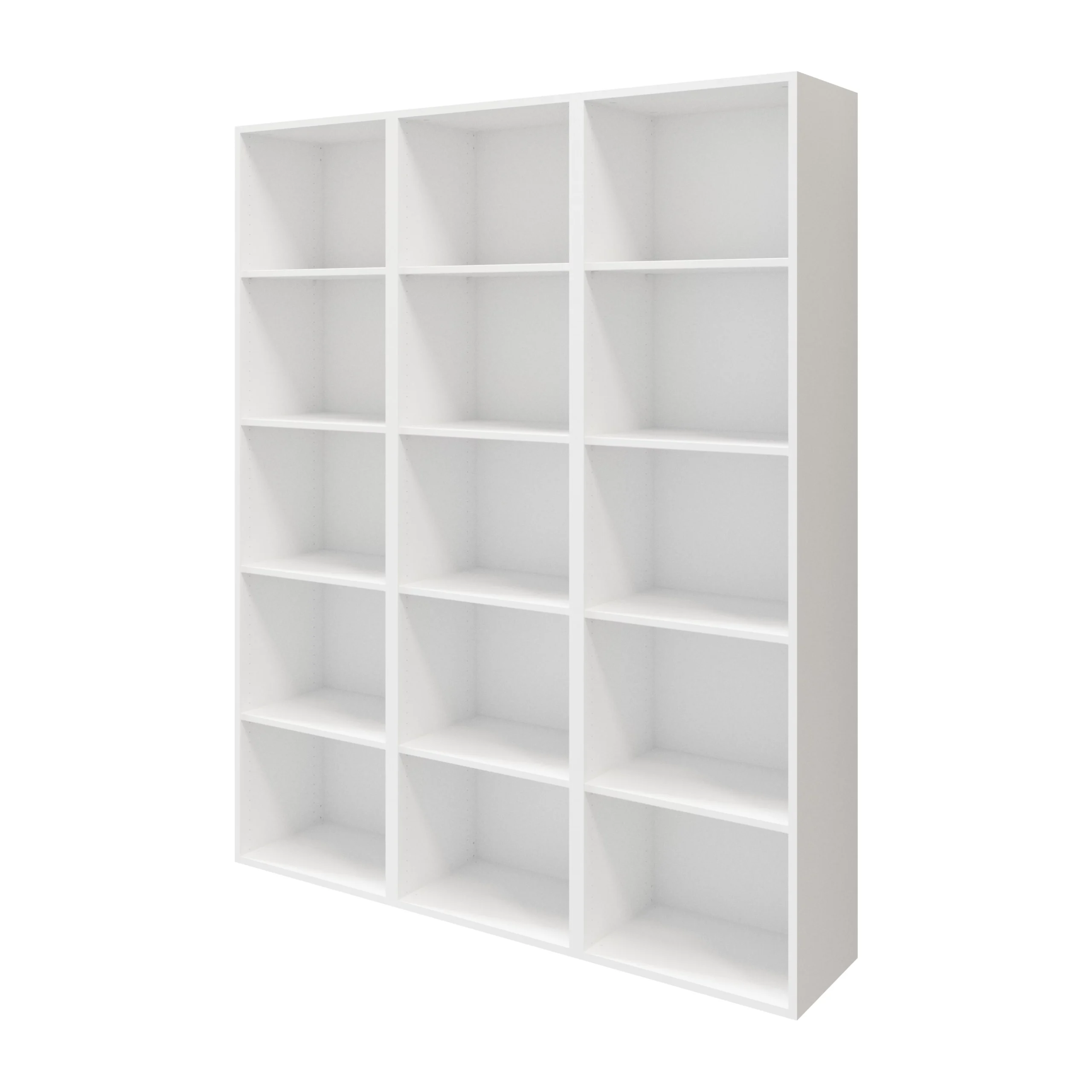 GoodHome Atomia Matt White 15 Compartment 15 Shelf Freestanding Rectangular Bookcase (H)1875mm (W)1500mm (D)350mm - Image 2