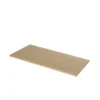 GoodHome Avela Matt Oak Effect Square Edge Chipboard Bathroom Worktop 1.8cm X 100cm