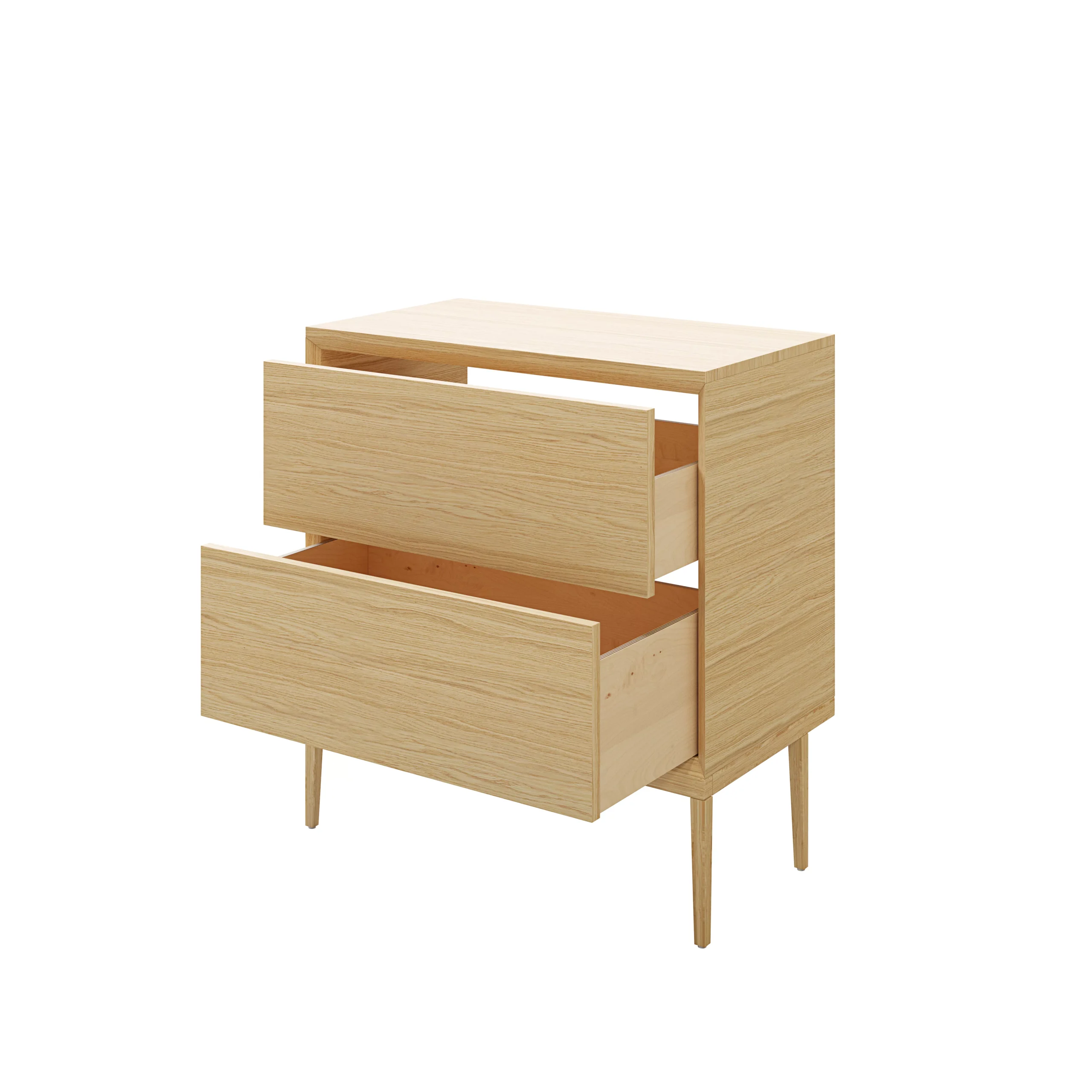 GoodHome Avela Matt Oak Effect Square Edge Chipboard Bathroom Worktop 1.8cm X 45cm X 80cm - Image 10