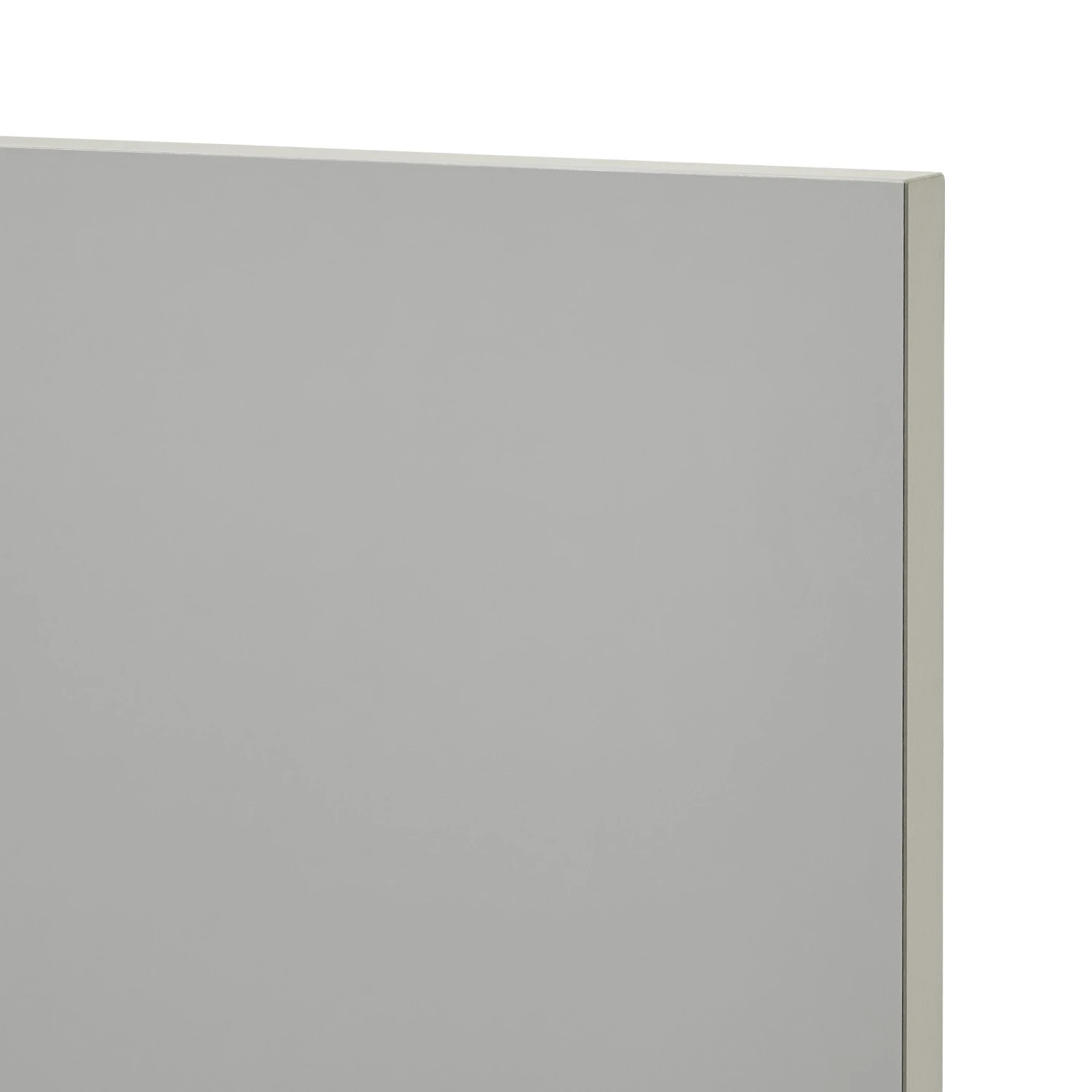 GoodHome Balsamita Matt Grey Slab Appliance Cabinet Door (W)600mm (H)453mm (T)16mm - Image 3