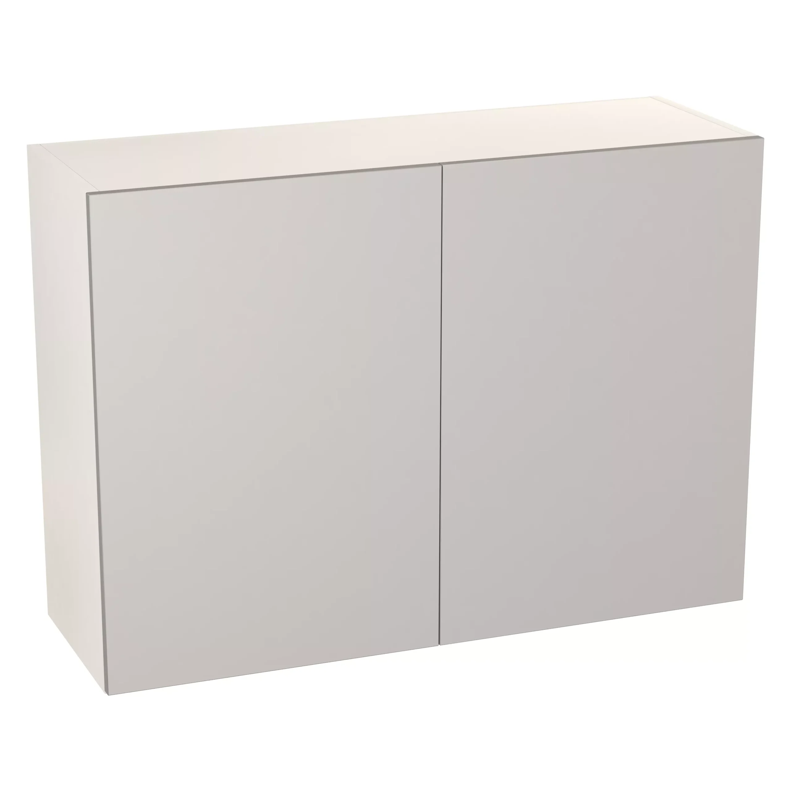 GoodHome Balsamita Matt Grey Slab Wall Kitchen Cabinet (W)1000mm (H)720mm