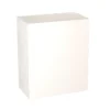 GoodHome Balsamita Matt White Slab Wall Kitchen Cabinet (W)600mm (H)720mm