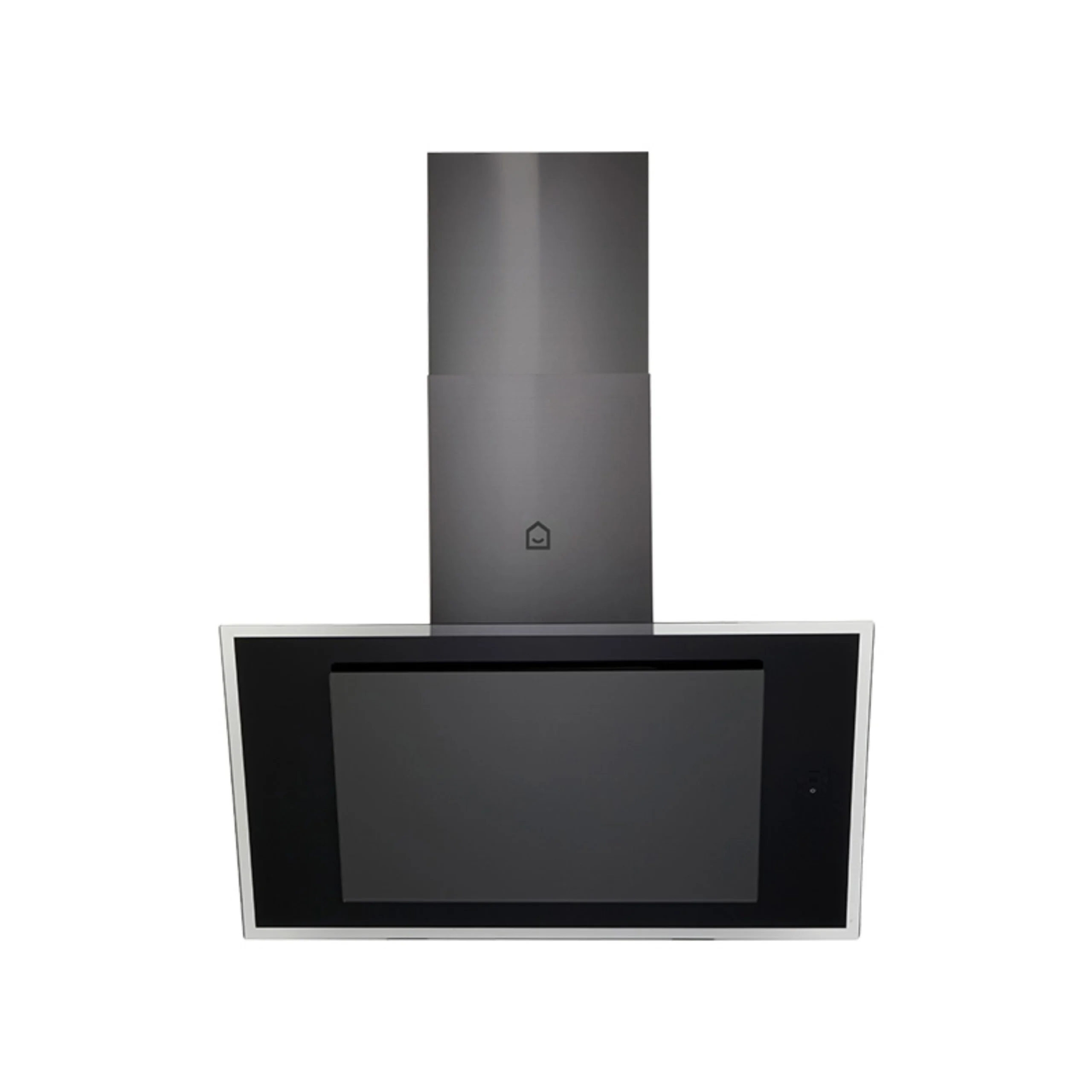 GoodHome Bamia GHAGRE90 Black Glass Angled Cooker Hood, (W)90cm - Image 5