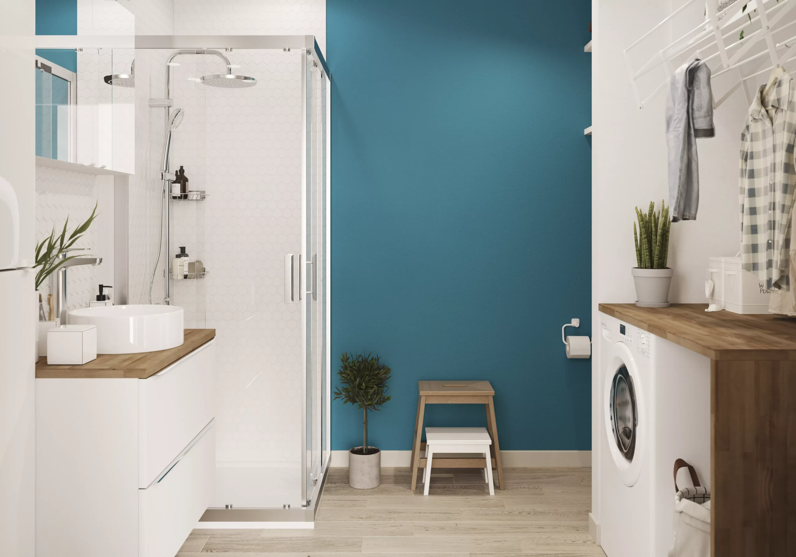 GoodHome Bathroom Marseille Soft Sheen Emulsion Paint, 2.5L - Image 4