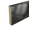GoodHome Berberis Black Granite Effect Laminate & Particle Board Upstand (L)3000mm