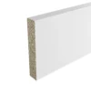 GoodHome Berberis White Laminate & Particle Board Upstand (L)3000mm