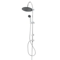 GoodHome Blyth Wall-mounted Diverter Single-spray Pattern Shower Kit