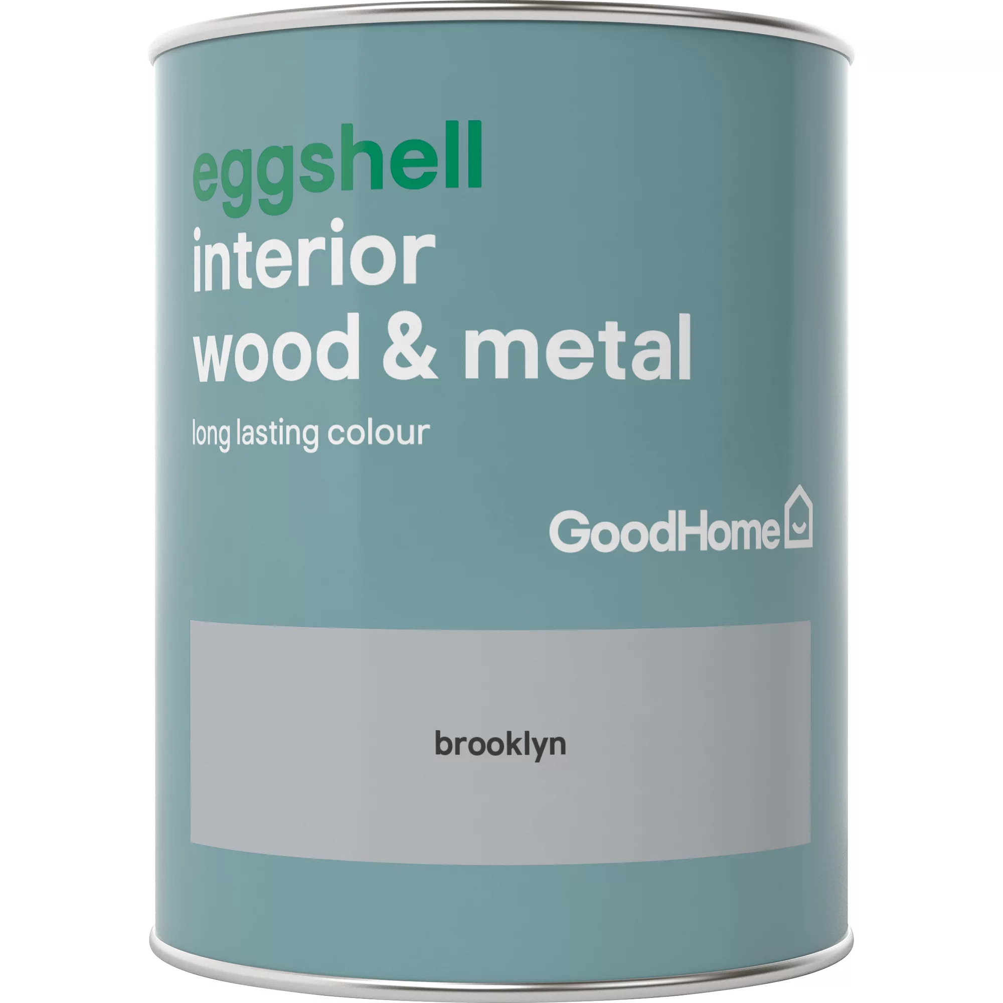 GoodHome Brooklyn Eggshell Metal & Wood Paint, 750ml - Image 2