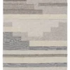 GoodHome Brunel Grey Striped Rug 170cmx120cm