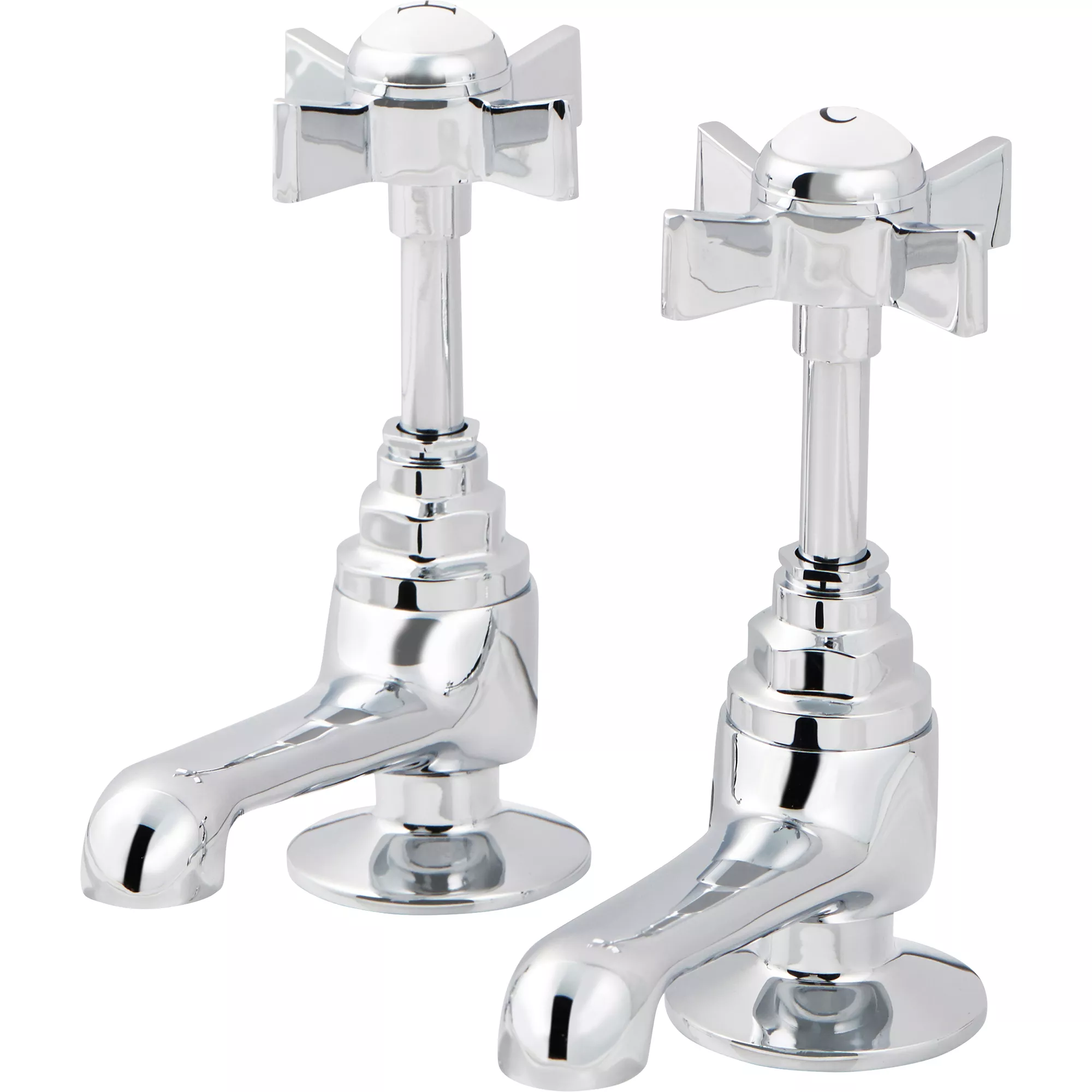 GoodHome Bynea Traditional Basin Pillar Tap