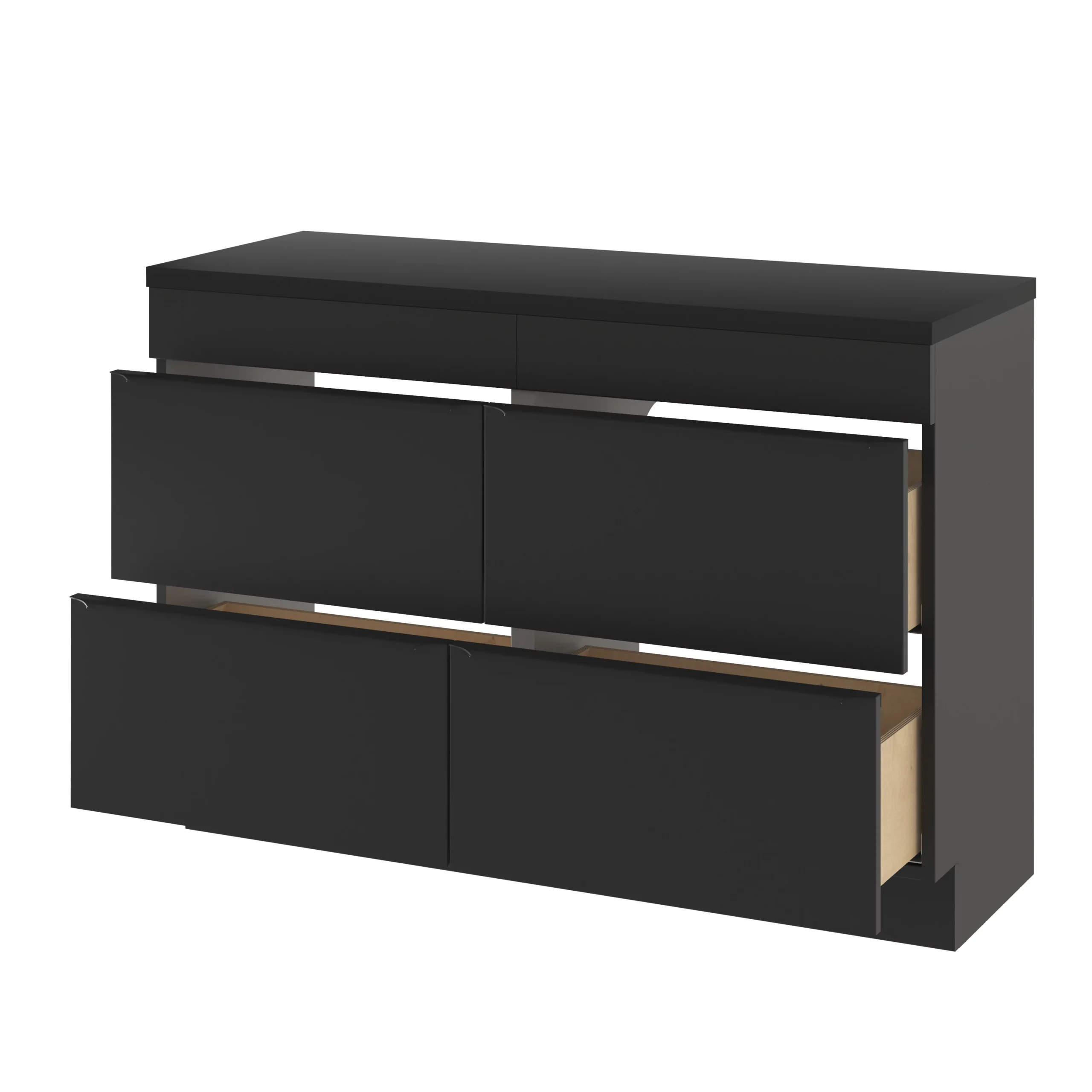 GoodHome Cadelia Matt Black Square Edge Chipboard & Laminate Bathroom Worktop 2cm X 45.5cm X 120.5cm - Image 15