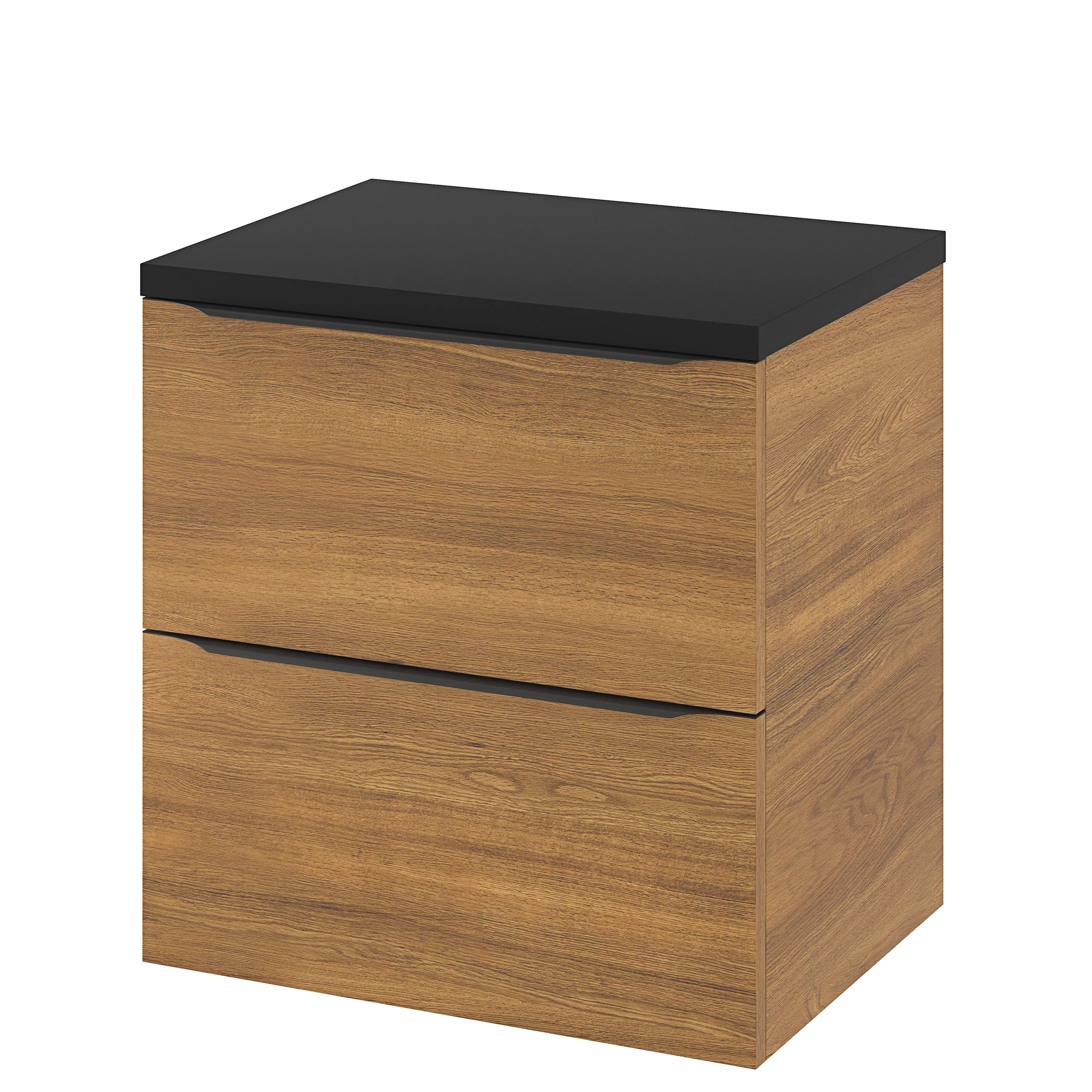 GoodHome Cadelia Matt Black Square Edge Chipboard & Laminate Bathroom Worktop 2cm X 45.5cm X 60.5cm - Image 11