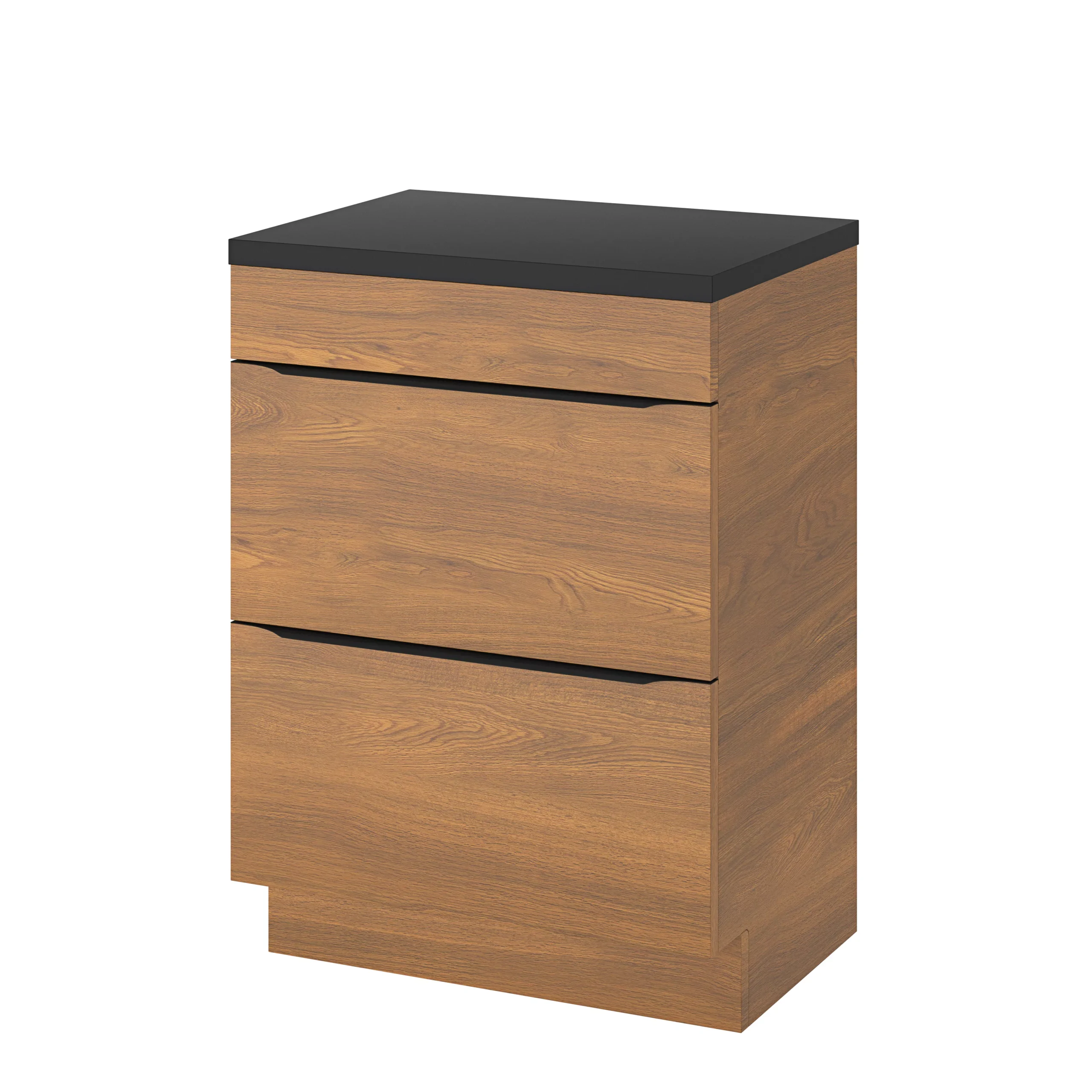 GoodHome Cadelia Matt Black Square Edge Chipboard & Laminate Bathroom Worktop 2cm X 45.5cm X 60.5cm - Image 12