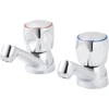 GoodHome Calp Traditional Basin Pillar Tap