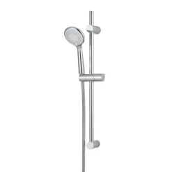 GoodHome Cavally 3-spray Pattern Chrome Effect Shower Kit