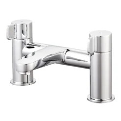 GoodHome Cavally Chrome Effect Deck-mounted Manual Single Bath Filler Tap